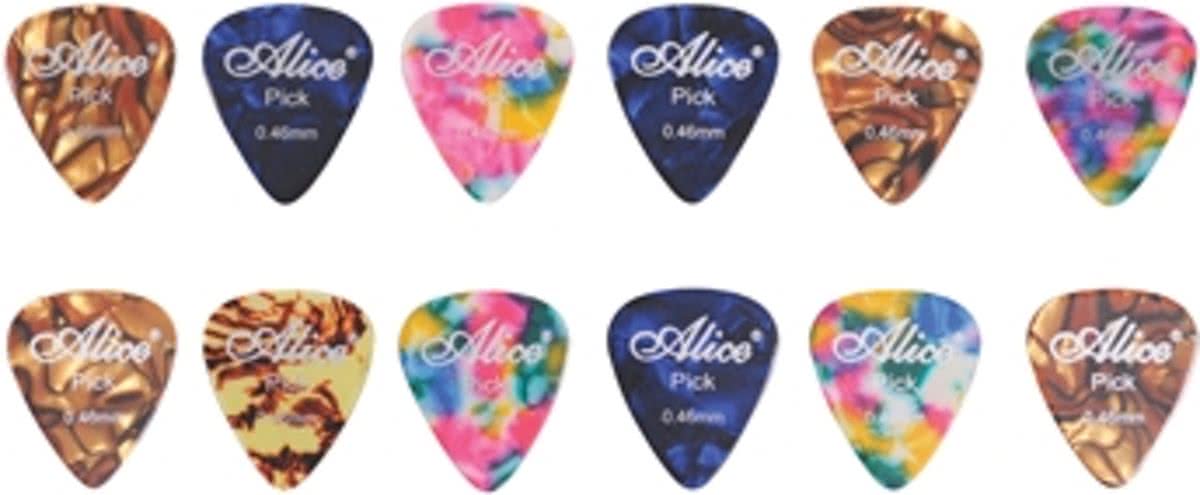 12 Gitaar plectrums 0.71 mm