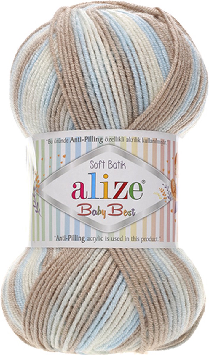 Alize Baby Best Batik 6657 Pakket 5 bollen