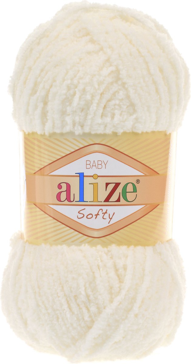 Alize Softy Light Cream 62 Pakket 5 Bollen 250 Gram