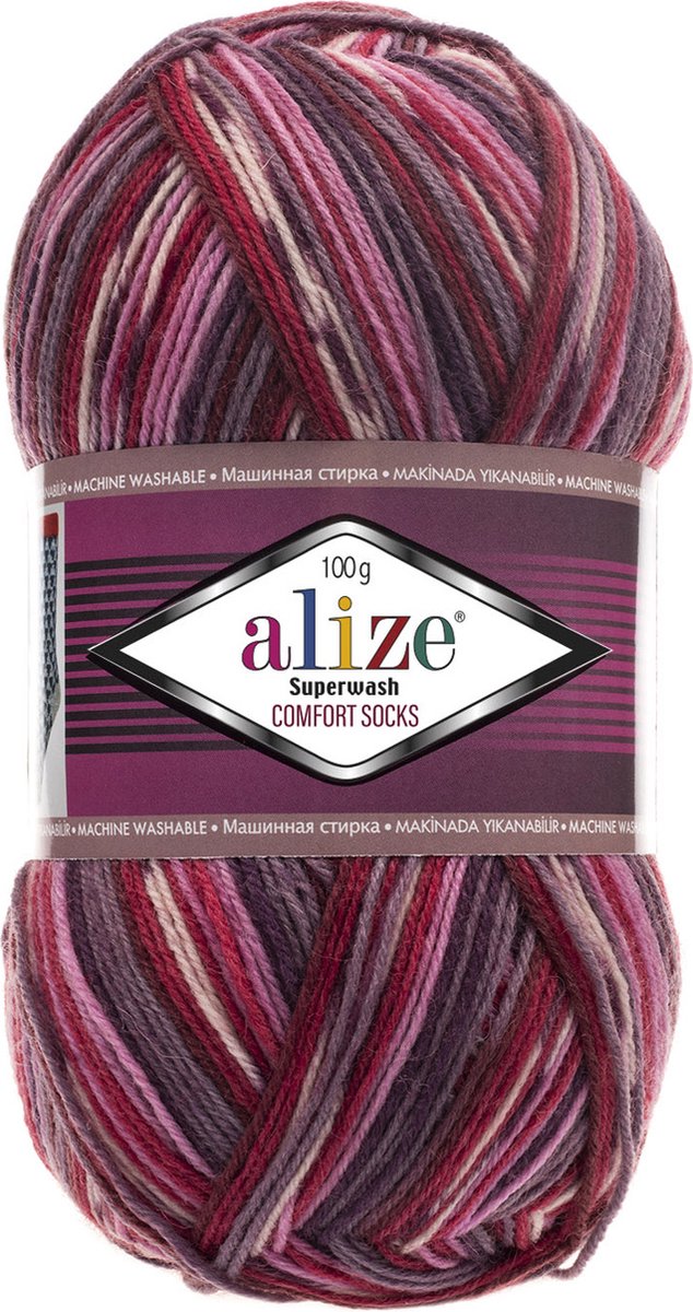 Alize Superwash 2698 - 2 Bollen 200 Gram + Gratis Patroon