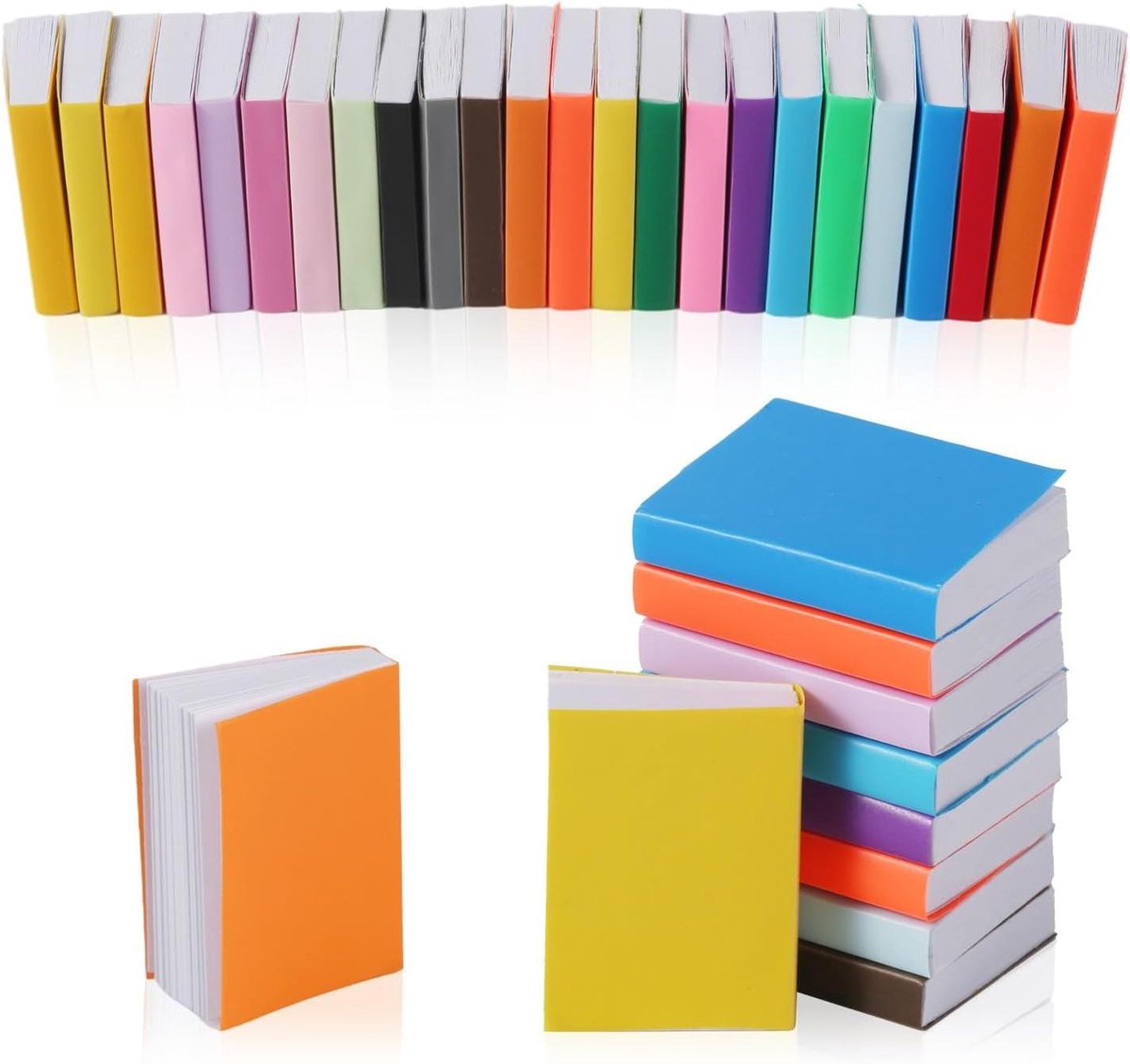   - 40 Miniaturen Schaal 1:12 Poppenhuisboeken Kerst Kleuren Speelgoed Accessoires - Geschikt voor Jongens en Meisjes - Slaapkamerdecoratie