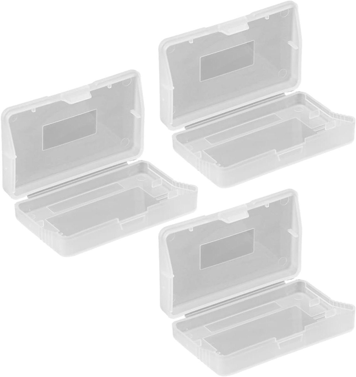 Allecto plus - Transparante Draagbare Game Card Box Case - 10 Stuks - Compact en Lichtgewicht - GBA Accessoire