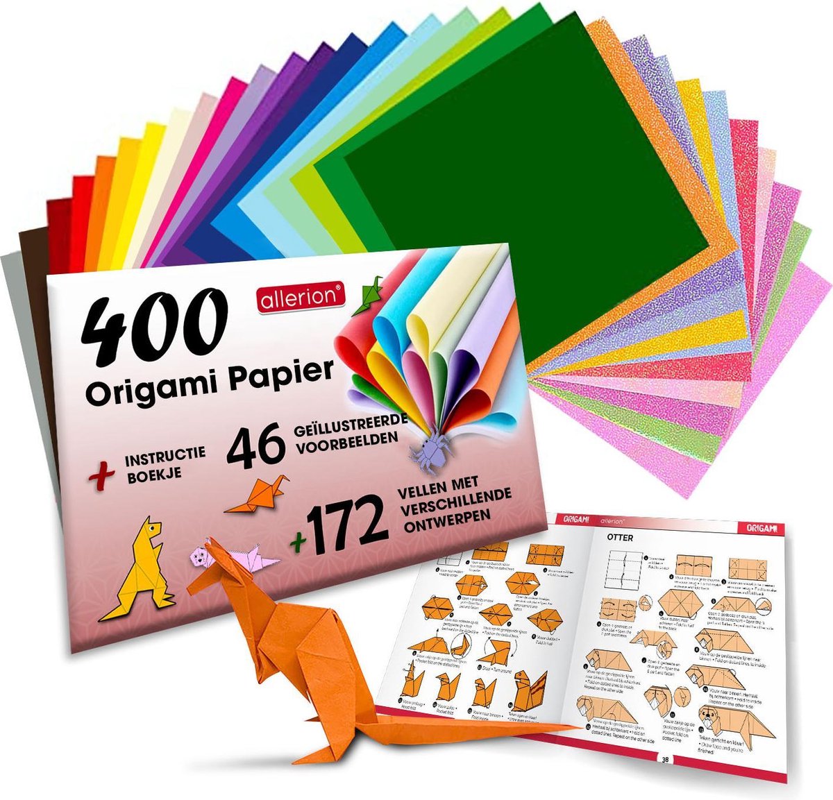 Allerion - Origami Papier Set - Speelgoed - 572 delig