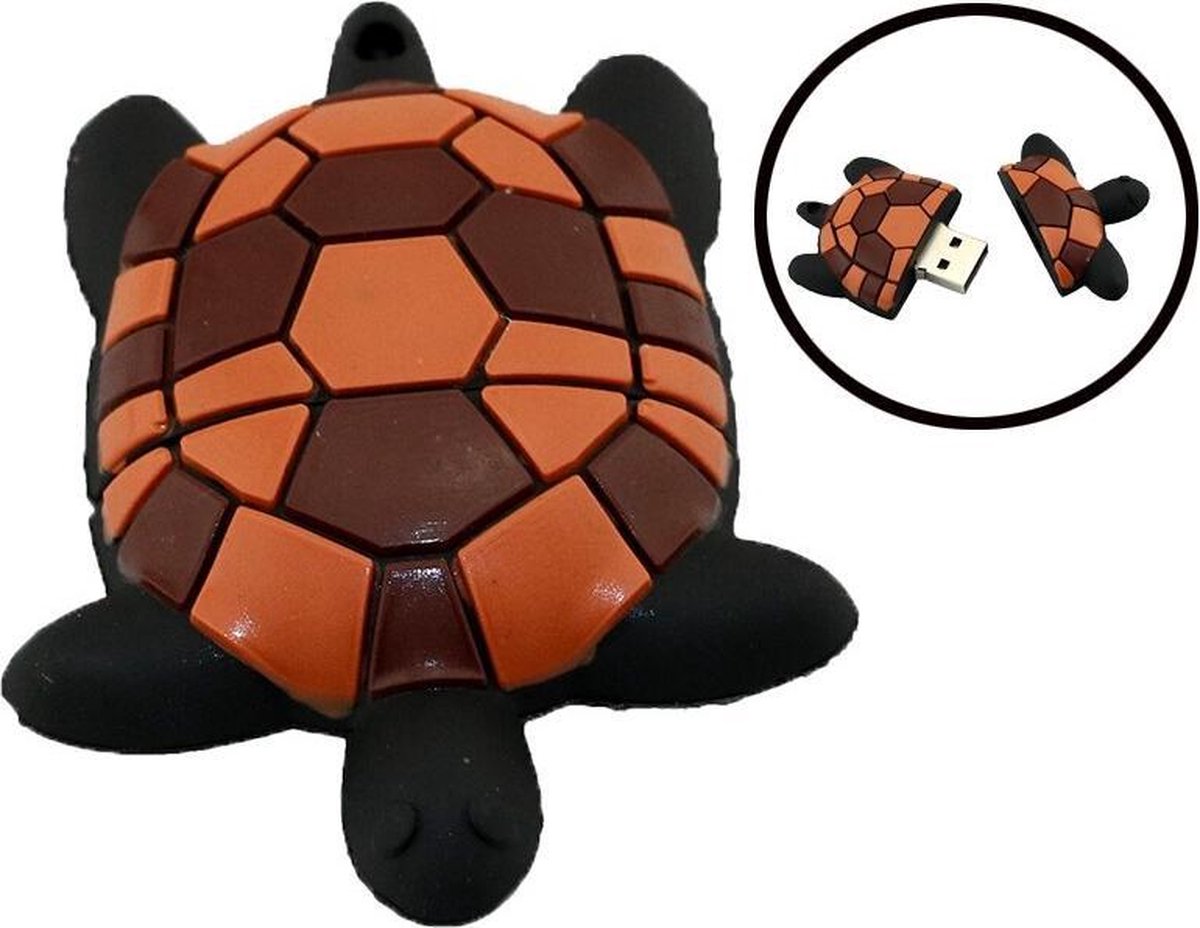 Schildpad usb stick 8gb -1 jaar garantie – A graden klasse chip