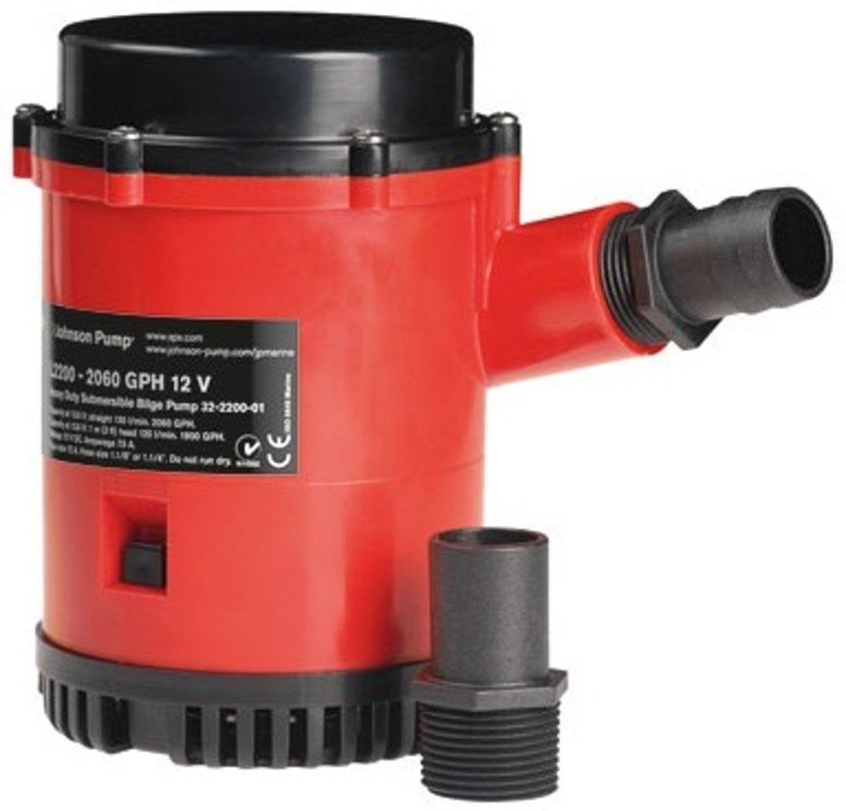 Johnson Pump L2200 12 Volt heavy duty Bilgepomp 130 liter/minuut