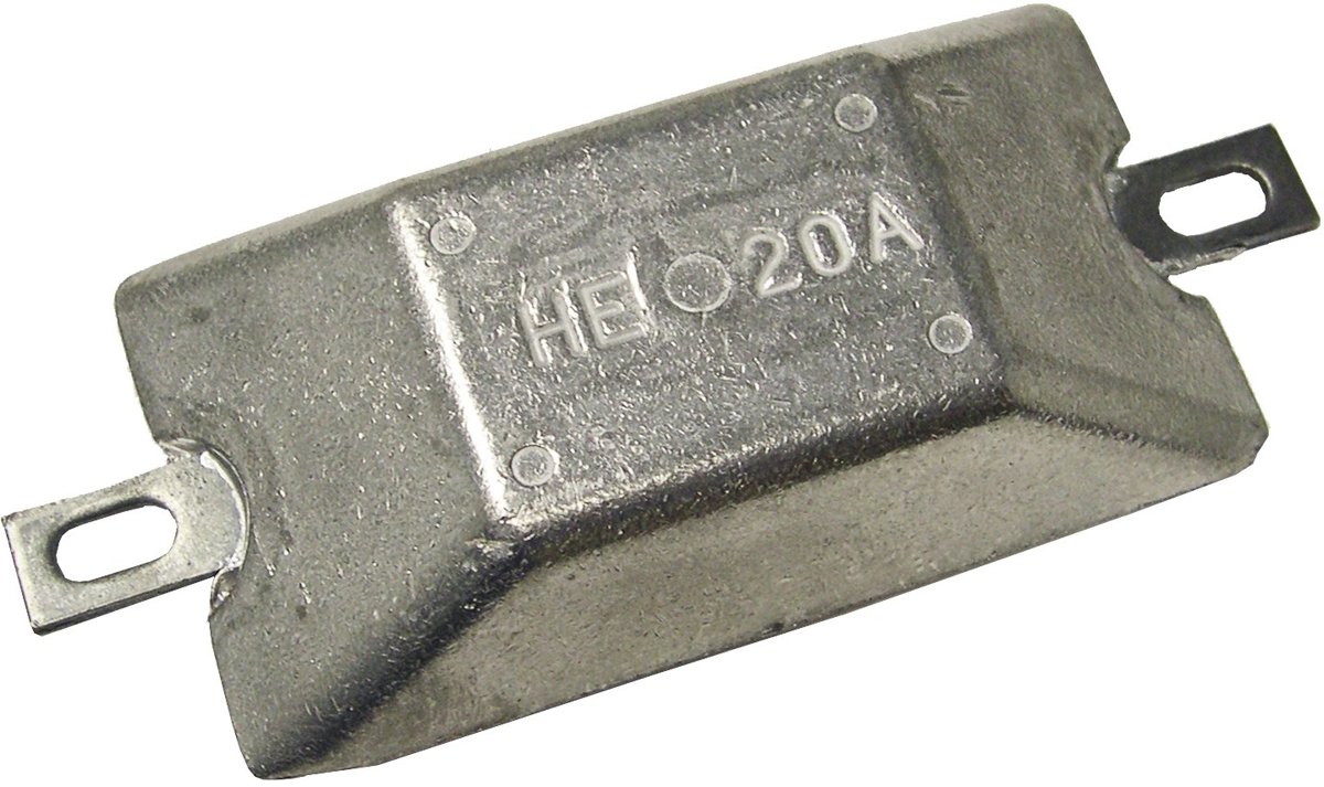 Performance Metals HE020A aluminium Anode 830 gram 165 mm