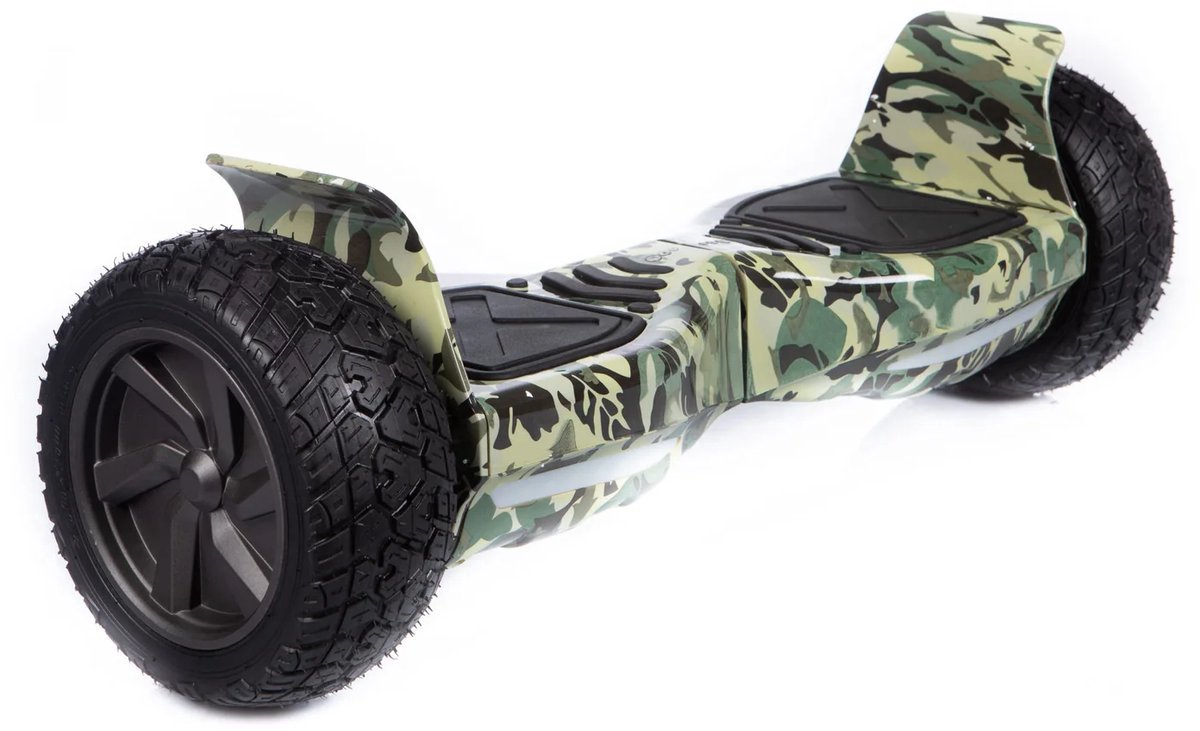   - Hoverboard – Camoflage 8.5 inch Off-Road - 15 km/h - 10km bereik - Bluetooth speaker - Oxboard -  