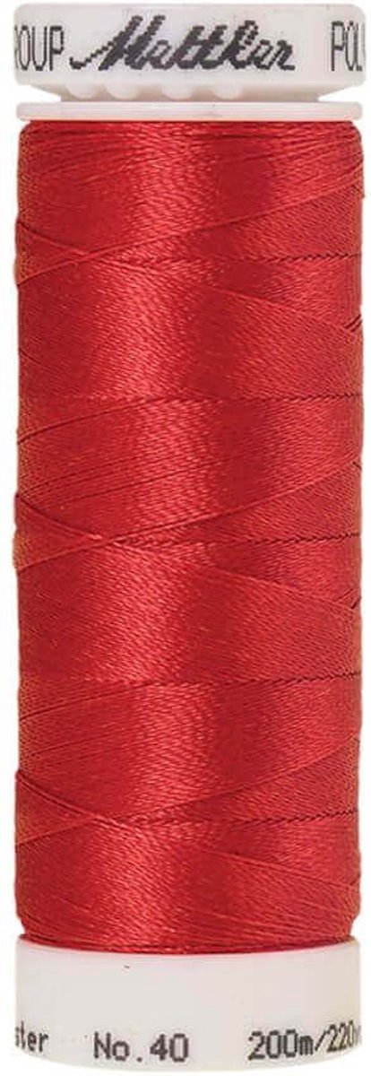 AMANN METTLER POLYSHEEN BORDUURGAREN NR.40 3 ROLLETJES X 200M - 1725 ROOD