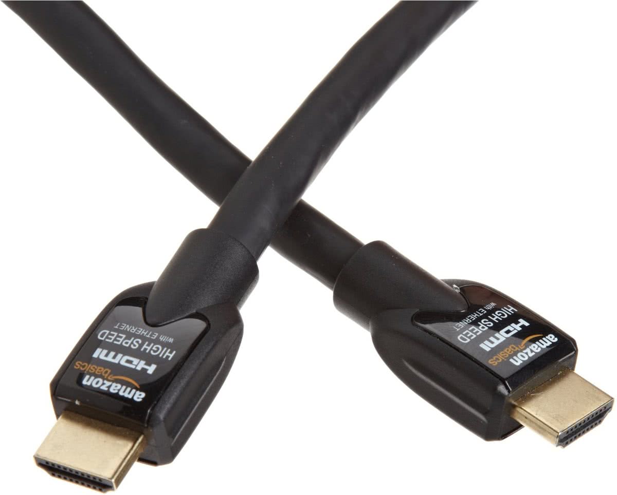 AmazonBasics 7.6m HDMI 7.6m HDMI HDMI Zwart, Rood HDMI kabel