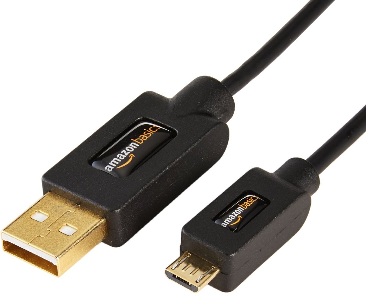 AmazonBasics HL-007246 0.9m USB A Micro-USB B Mannelijk Mannelijk Zwart USB-kabel