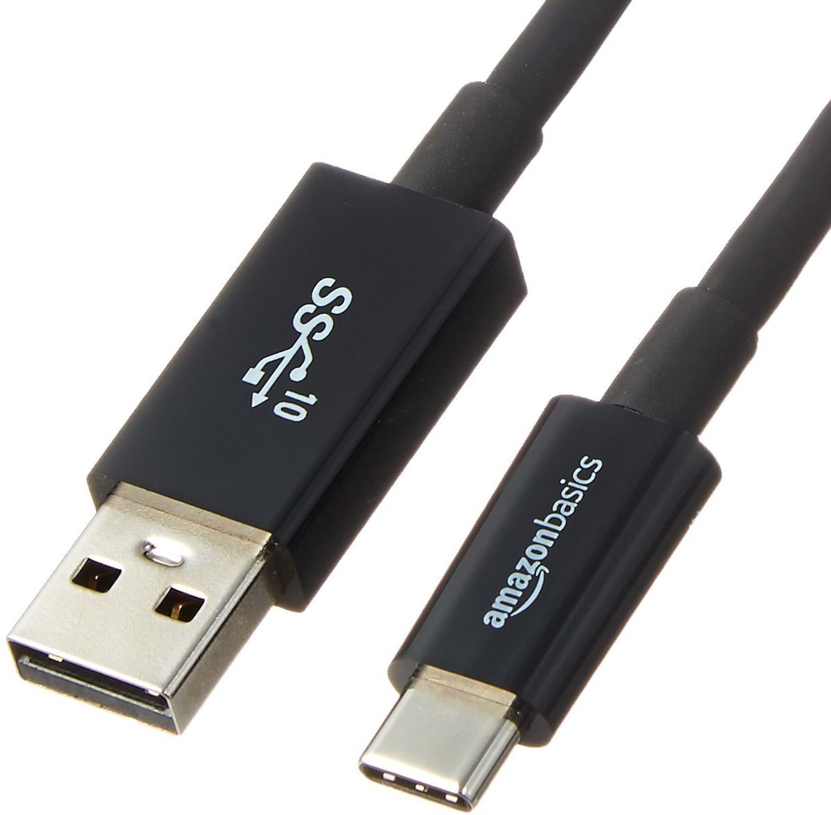 AmazonBasics L6LUC015-CS-R 0.9m USB C USB A Mannelijk Mannelijk Zwart USB-kabel