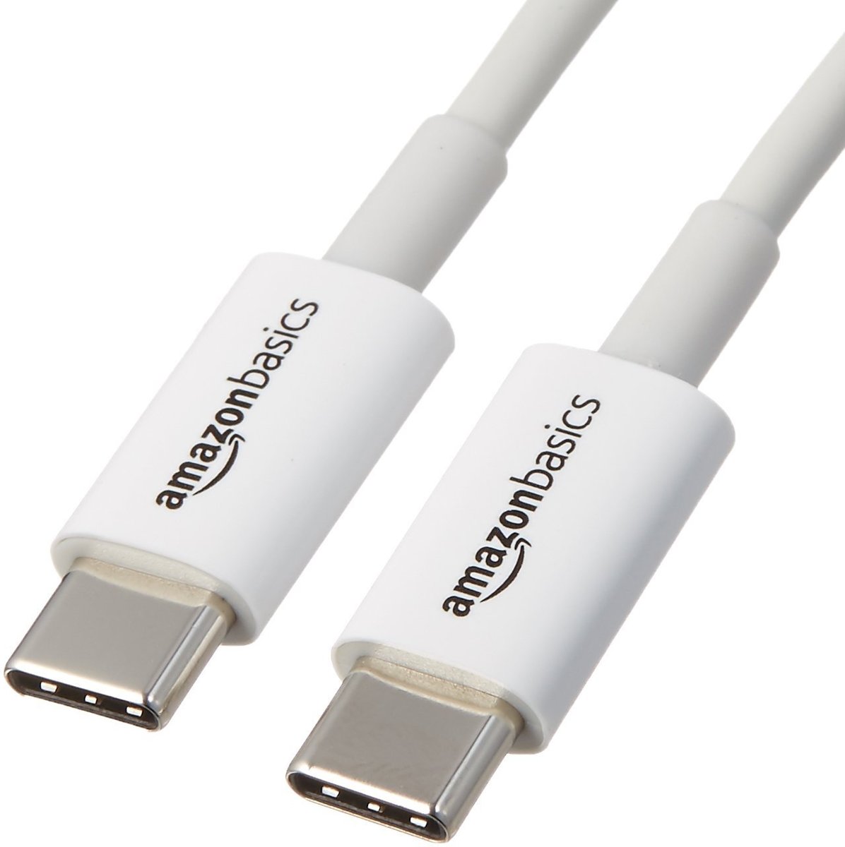 AmazonBasics L6LUC024-CS-R 0.9m USB C USB C Mannelijk Mannelijk Wit USB-kabel