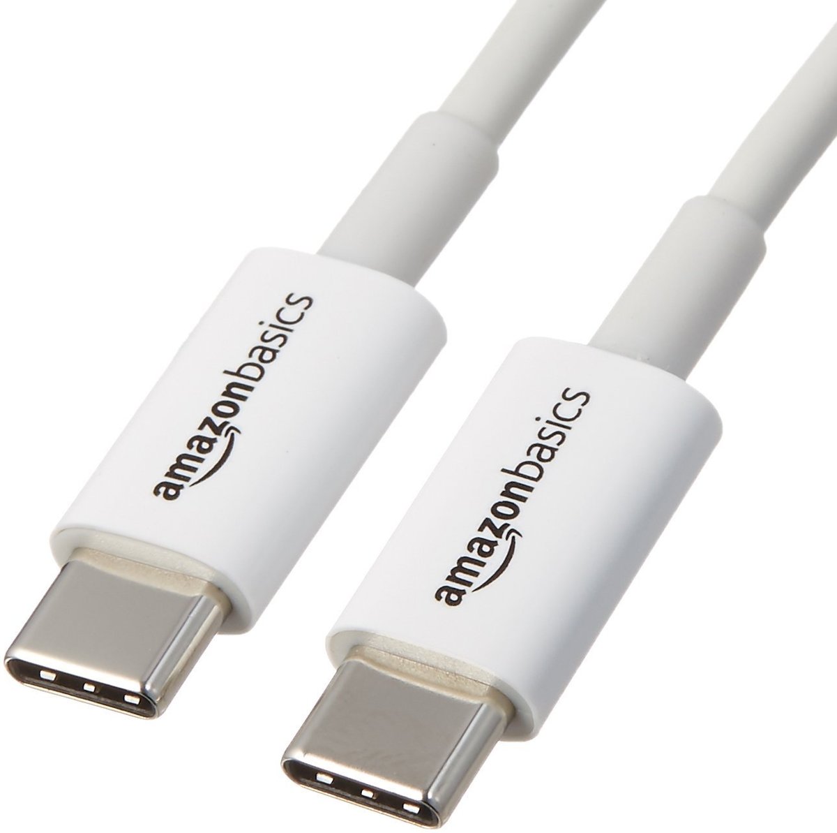 AmazonBasics L6LUC026-CS-R 1.8m USB C USB C Mannelijk Mannelijk Wit USB-kabel