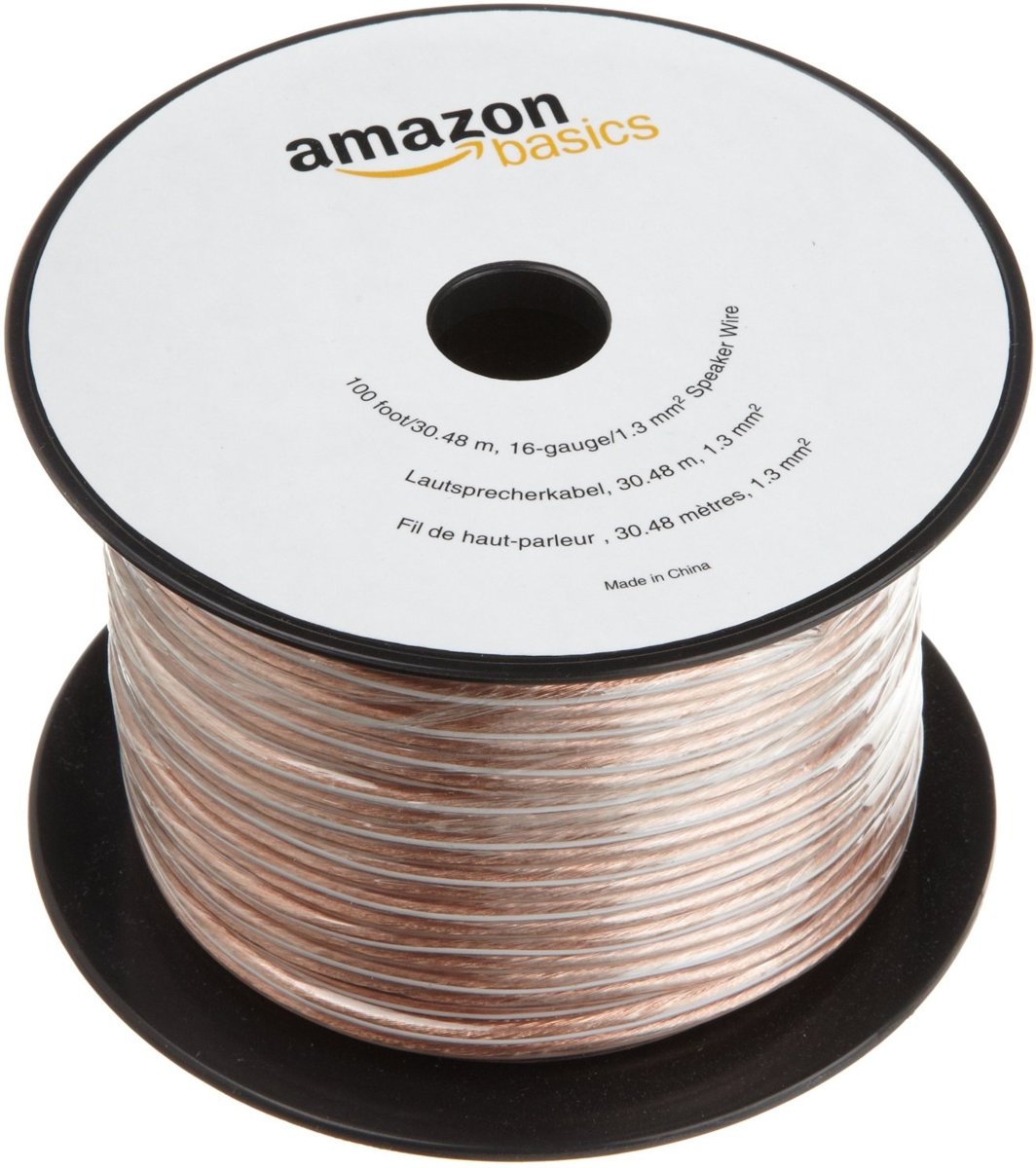 AmazonBasics SW100FT 30m Transparant audio kabel