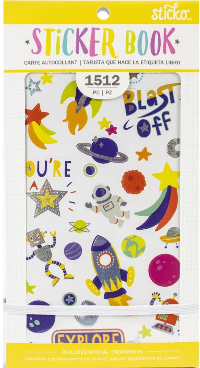 American Crafts - Sticko Stickerboek - Young & Fun - 1512stuks