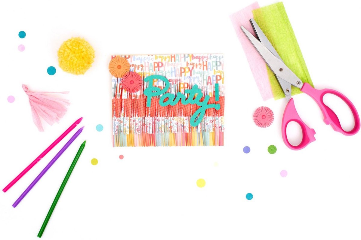   Fringe Scissors Pink