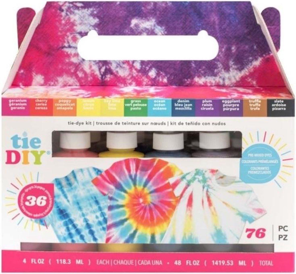 Tie DIY Color Brights Kit