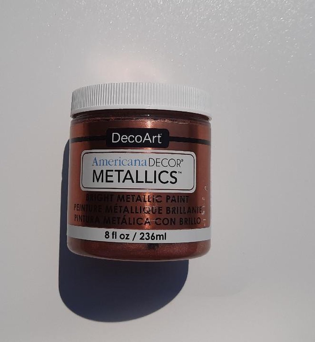 Americana DecoArt Metallic Paint Rose Gold 236 ml