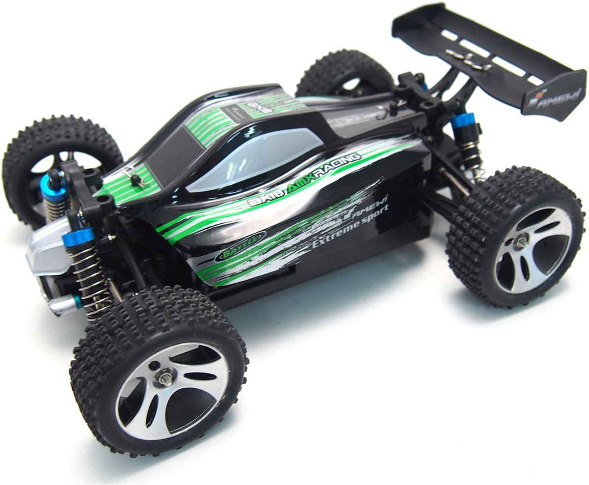 Amewi BX18 groene buggy 1:18, 4WD, 40 km/h - bestuurbare auto