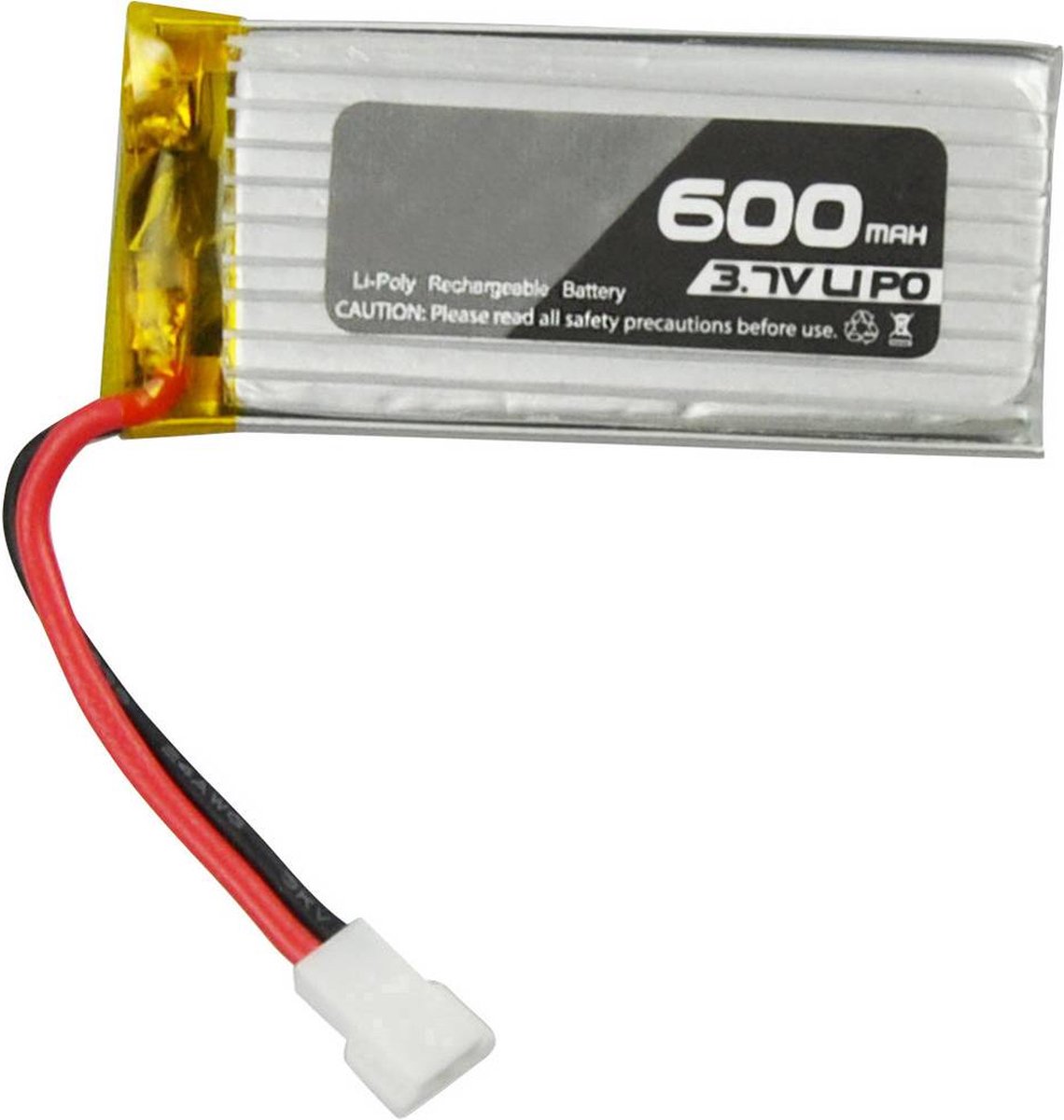 Amewi LiPo accupack 3.7 V 600 mAh Aantal cellen: 1 20 C Softcase Molex stekkersysteem