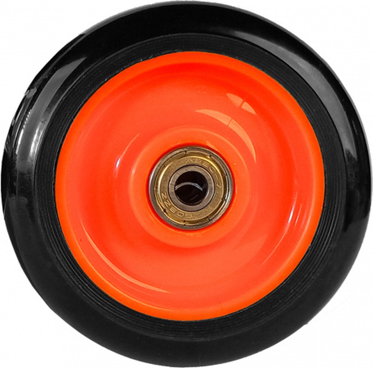 AMIGO wielen stuntstep Wave 100 mm 82A PU zwart/oranje 2 stuks