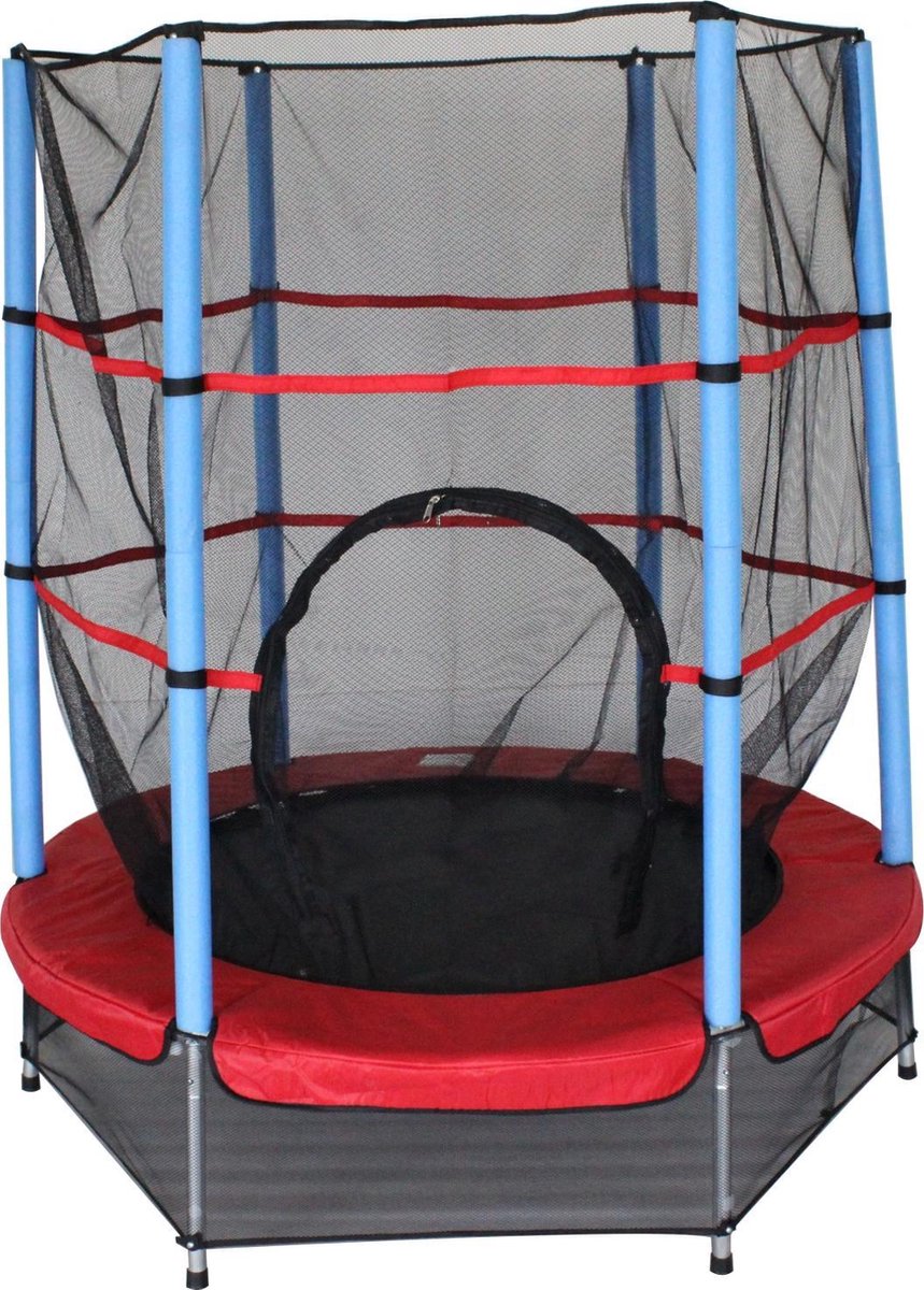 Amigo Trampoline Met Veiligheidsnet Rood 139 Cm