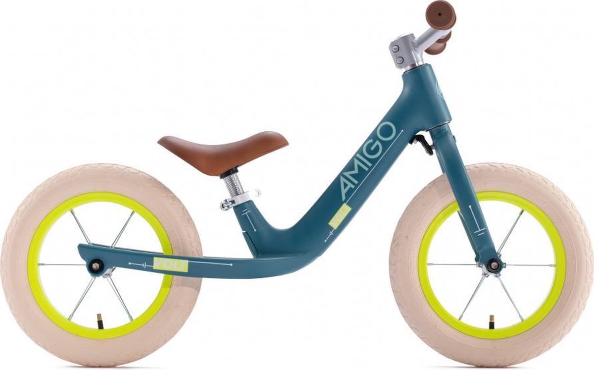 Amigo Volt - Loopfiets 12 inch - Jongens en Meisjes - Blauw