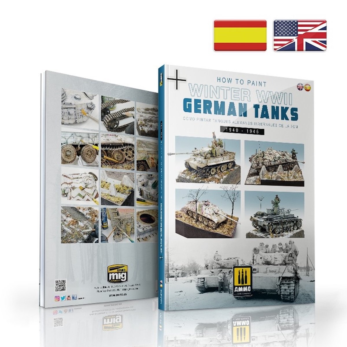 Ammo Mig Jimenez - BOOK HOW TO PAINT WINTER WWII GERMAN TANKS ENG. (3/23) * - modelbouwsets, hobbybouwspeelgoed voor kinderen, modelverf en accessoires