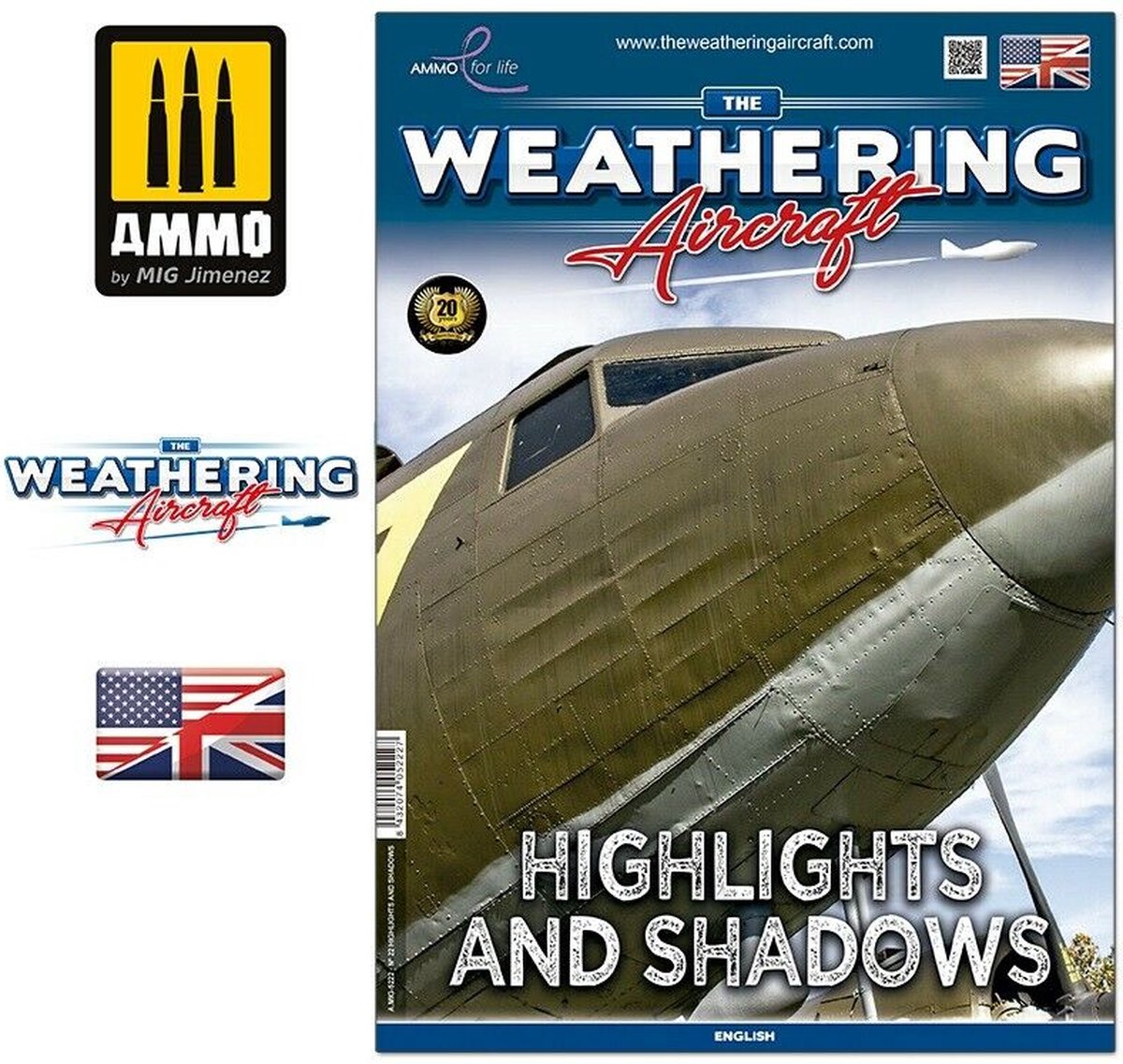 Ammo Mig Jiminez - MAG. TWA 22 HIGHLIGHTS AND SHADOWS ENG. (9/22) * - modelbouwsets, hobbybouwspeelgoed voor kinderen, modelverf en accessoires