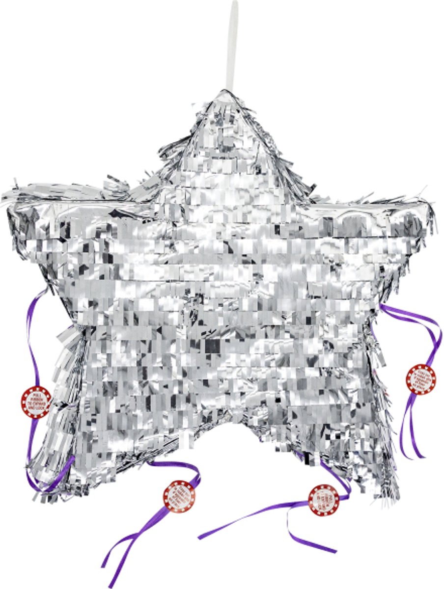   - Uitvouwbare pinata ster - 45 cm x 45 cm