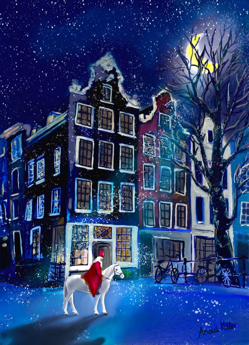 Sinterklaas kaart - Amsterdam