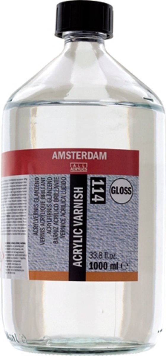 Acrylvernis glanzend 1000 ml flacon