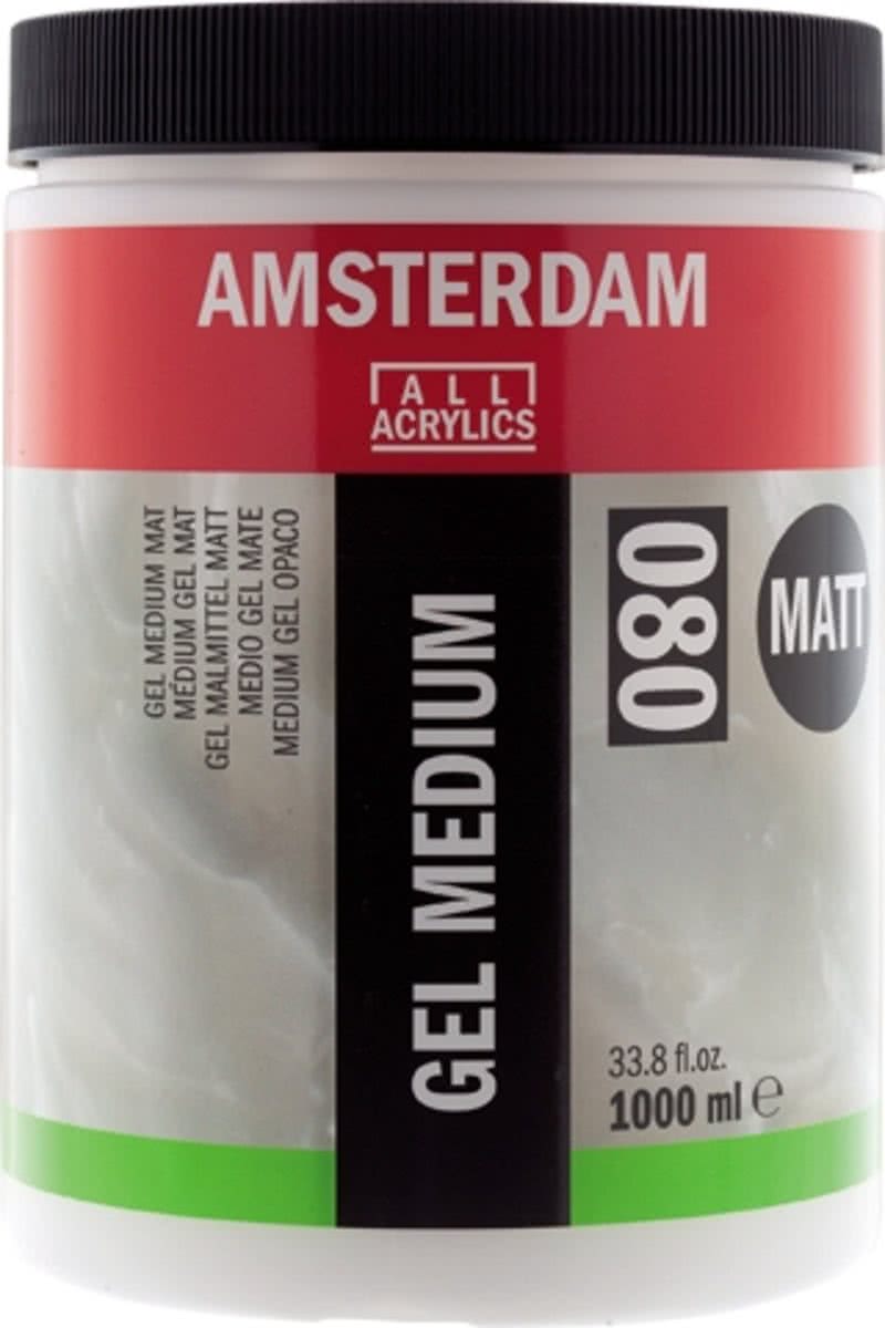   080 Gel Medium mat  flacon 1000ml