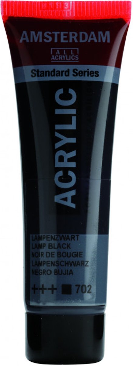   Acrylic 20 ml Lamp Black (702)