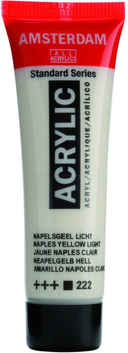   Acrylic 20 ml Naples Yellow Light (222)