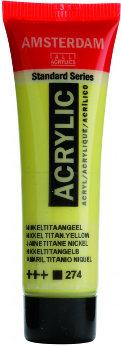   Acrylic 20 ml Nickel Titan. Yellow (274)