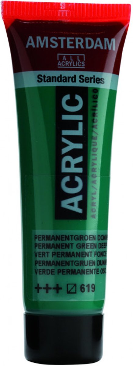   Acrylic 20 ml Permanent Green Deep (619)