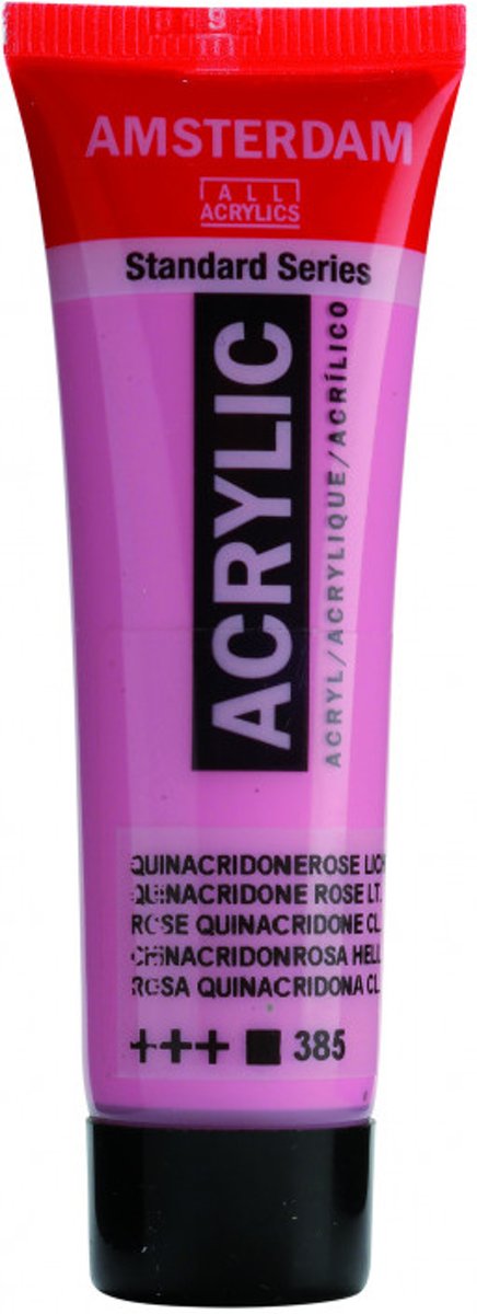   Acrylic 20 ml Quinacridone Rose Light (385)
