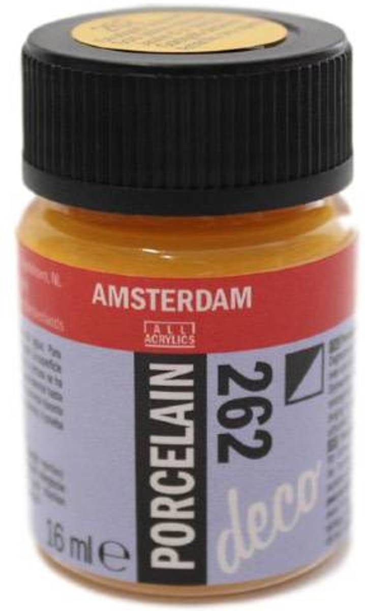 Amsterdam deco porcelain 262 Goudgeel Dekkend