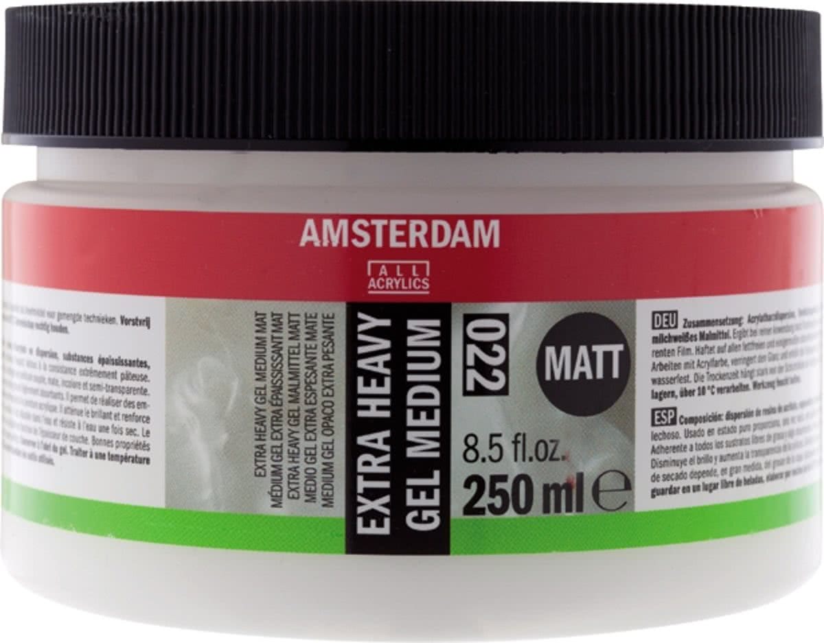 Extra heavy gel medium mat 250 ml flacon