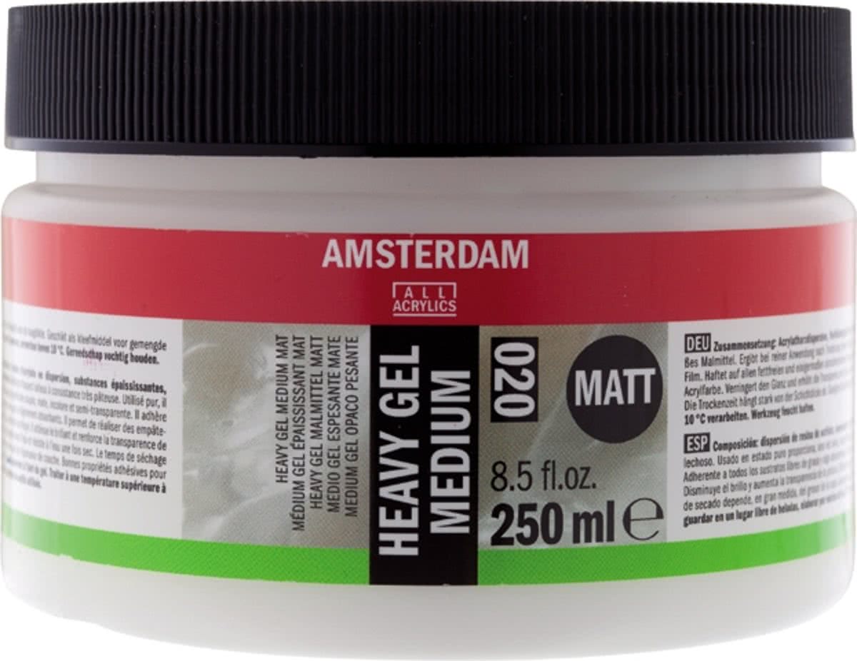 Heavy gel medium mat 250 ml flacon