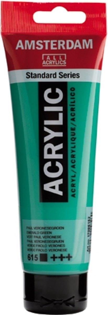 Standard tube 120 ml Paul Veronesegroen dekkende acrylverf Paul Veronese groen