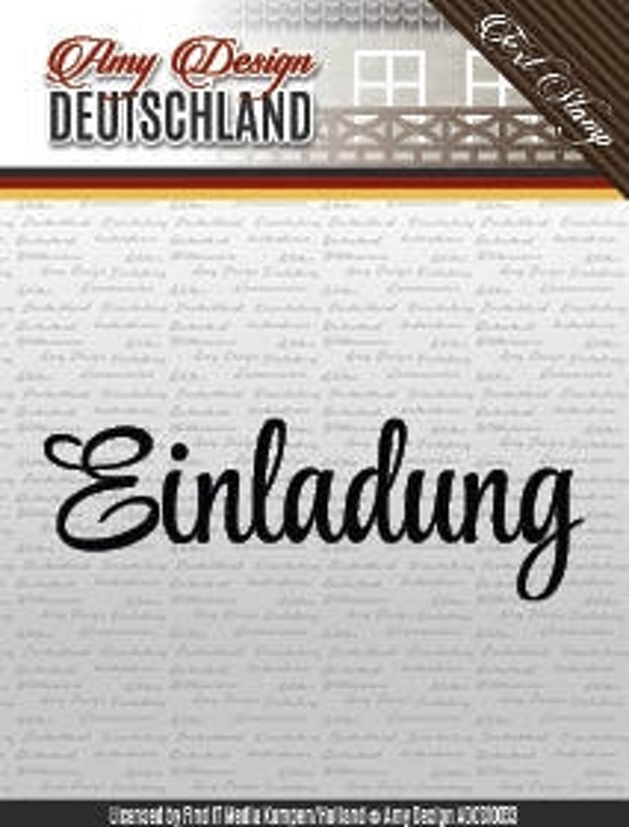 Amy Design -  Einladung - Tekst Stempel