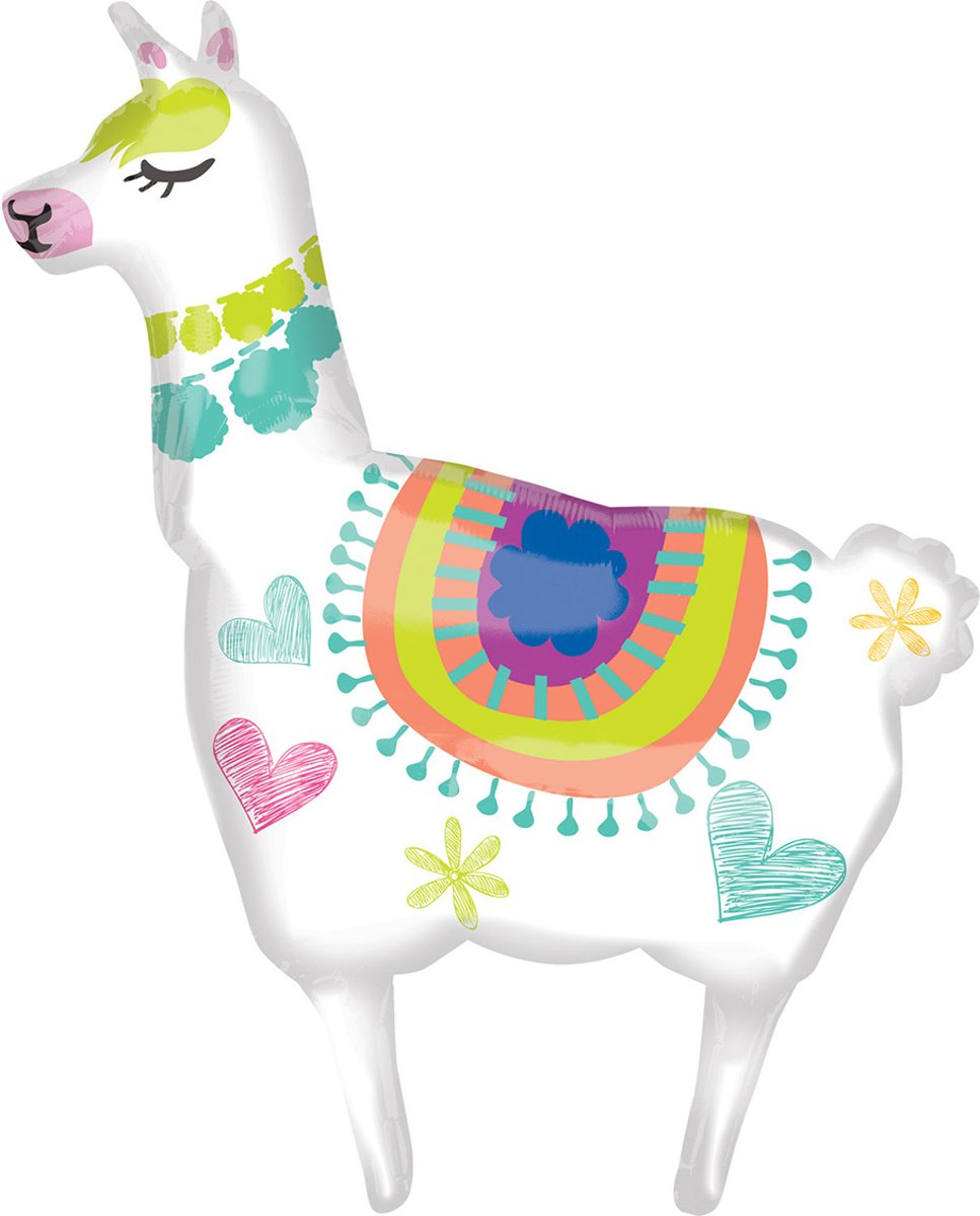 Alpaca Lama Folie Ballon 104 cm