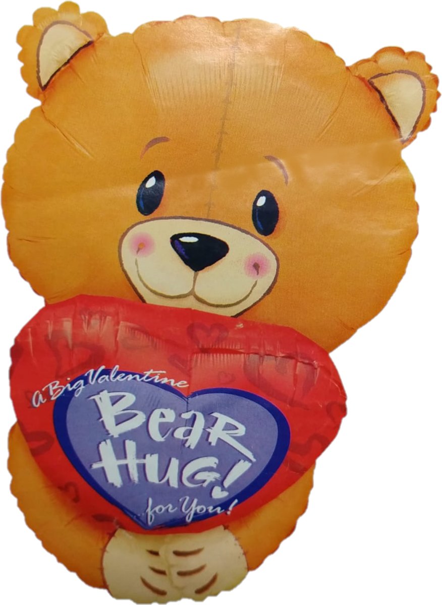 Anagram - Folieballon - Huggy Bear - Zonder vulling - 76cm