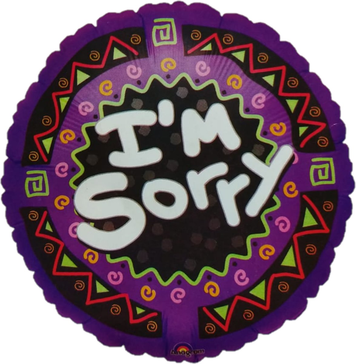 Anagram - Folieballon - Im sorry - Zonder vulling - 43cm