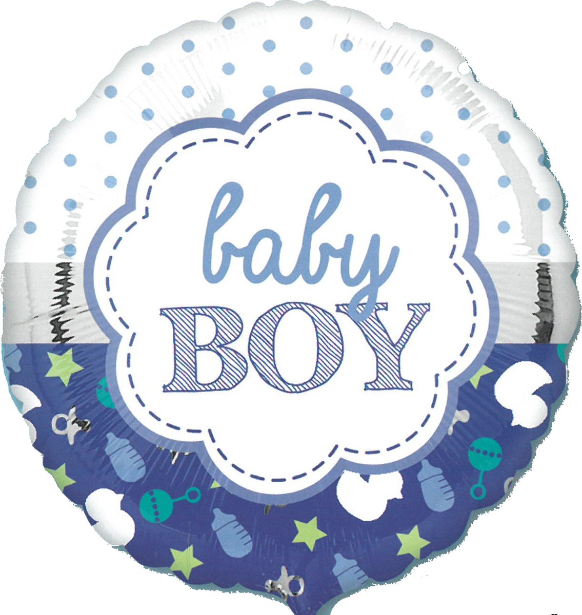 Anagram - Folieballon - Shape - Baby Boy - Met Helium - 45cm