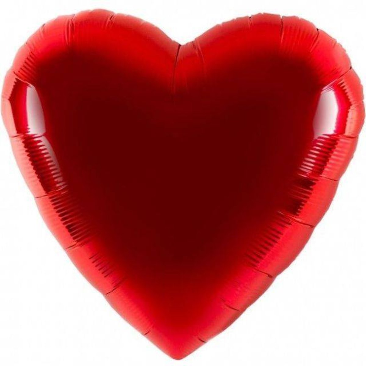 Anagram - Folieballon - Shape - Hart - Rood - Zonder vulling - 43cm