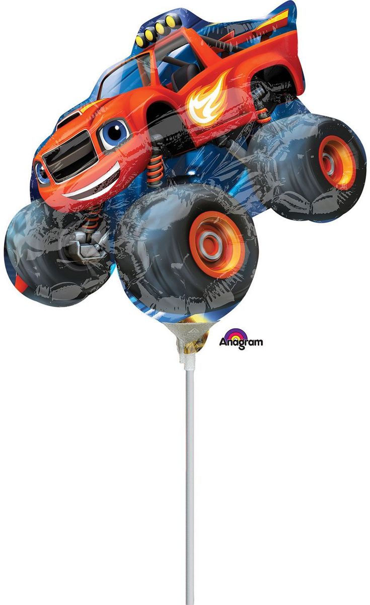 Folieballon Blaze & de monsterwielen 25x20 cm