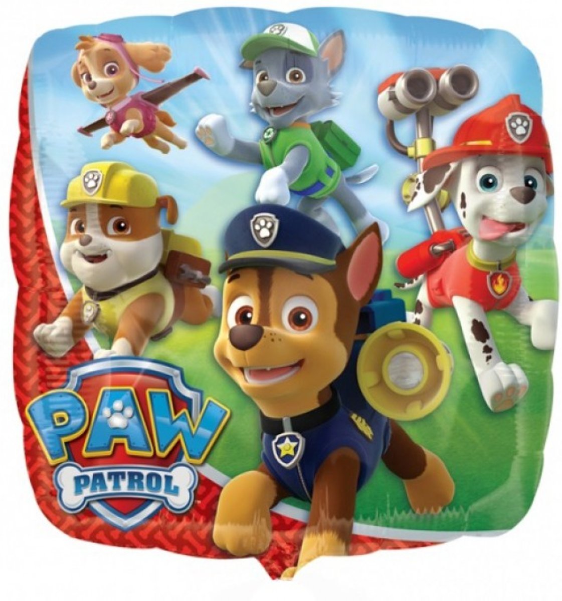 Folieballon Paw patrol 23x23 cm